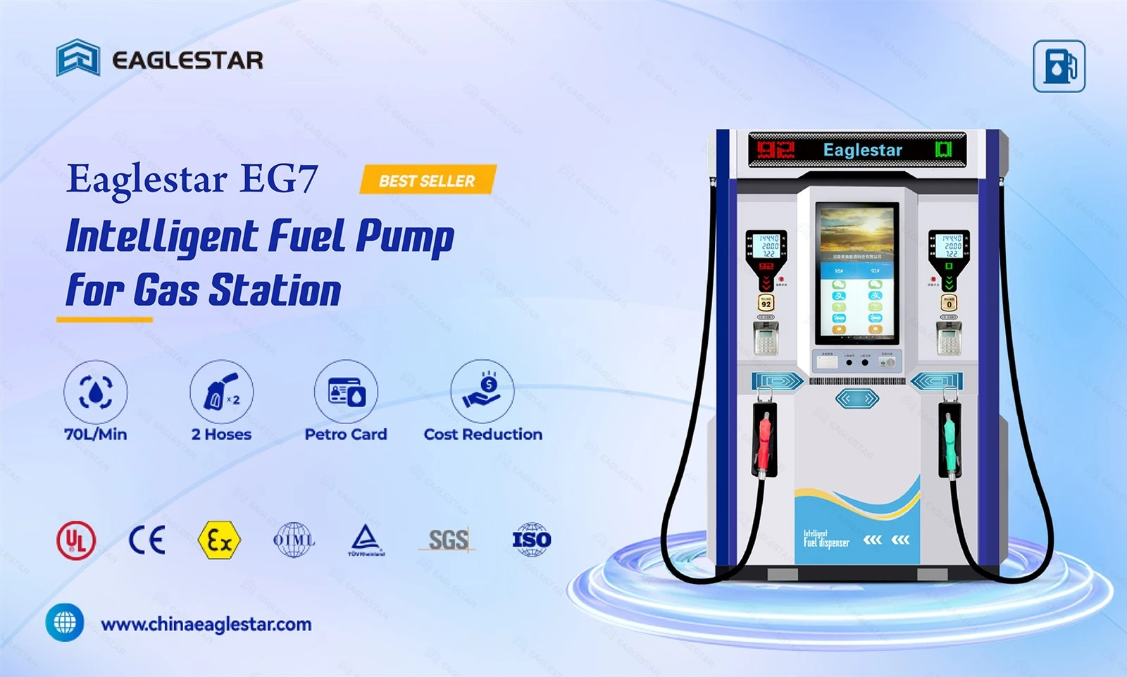 Eaglestar EG7-X Intelligent Fuel Pump for Gas Station Eaglestar EG7-X Intelligent Fuel Pump for Gas Station